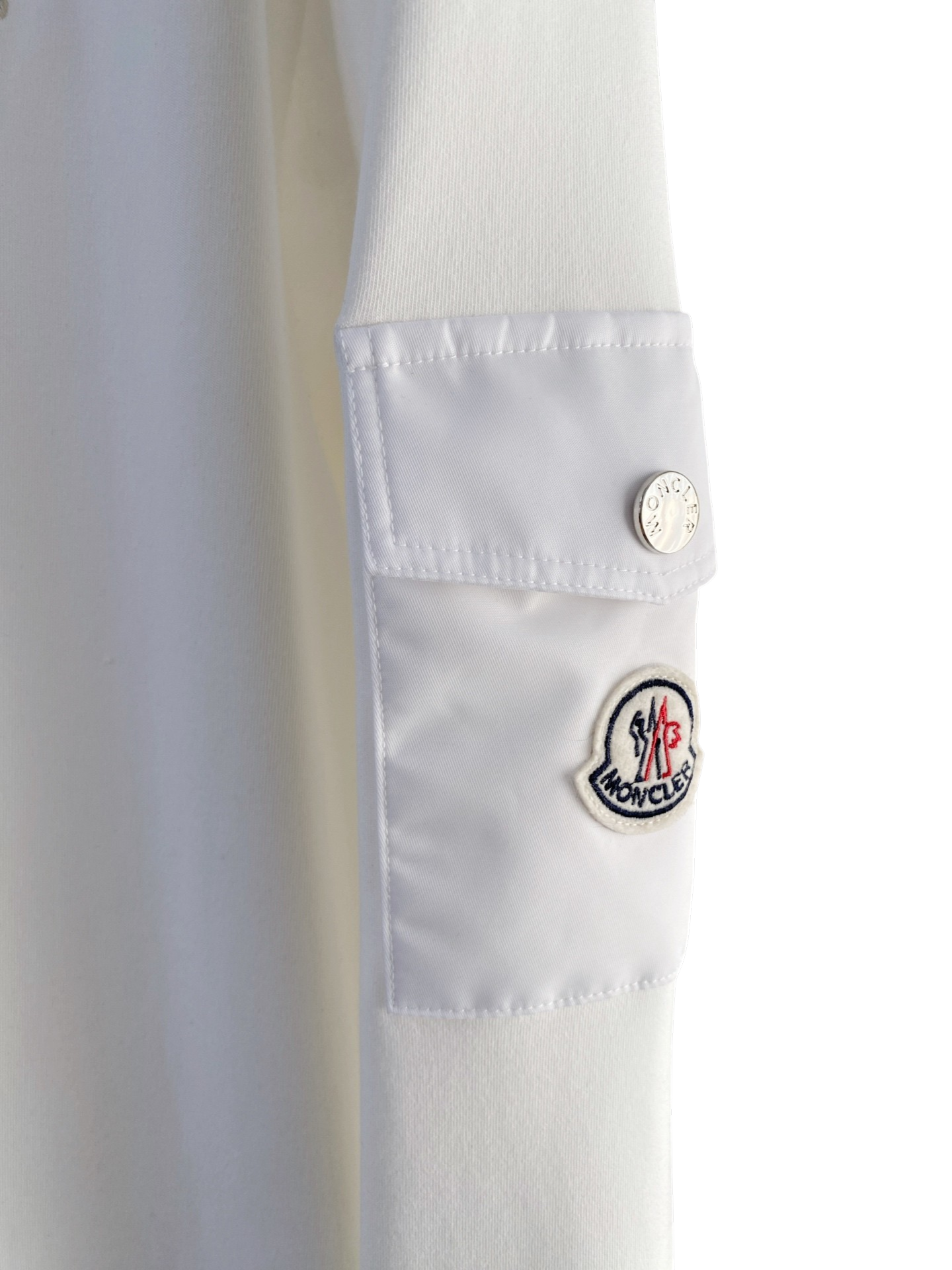 Sweat-shirt blanc Moncler