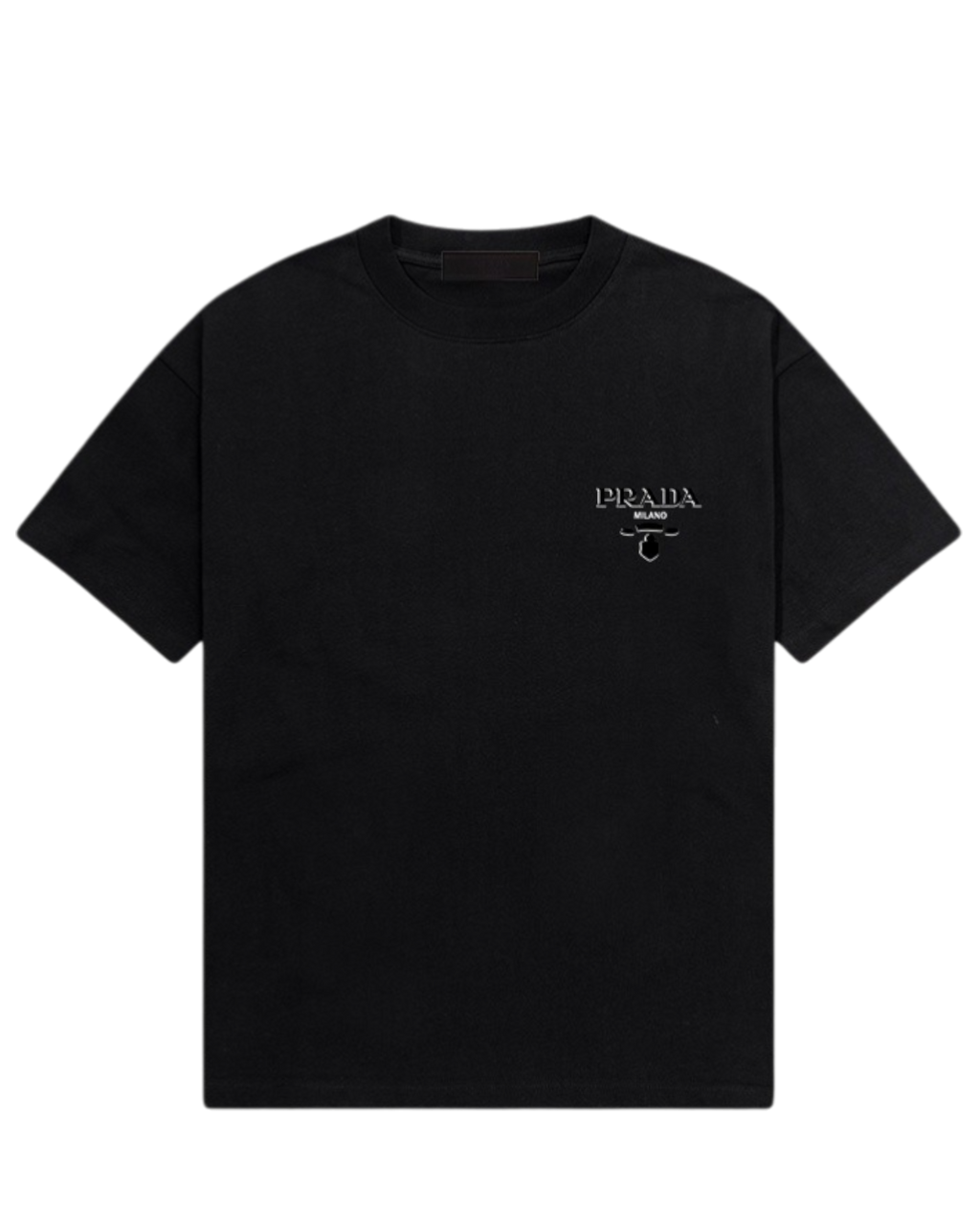 T-shirt noir Prada