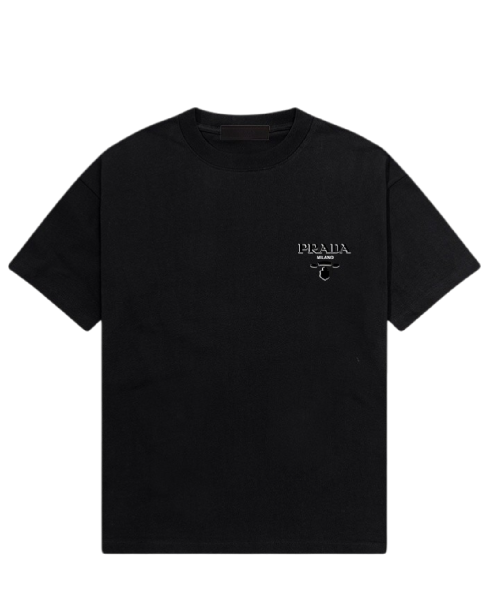 T-shirt noir Prada