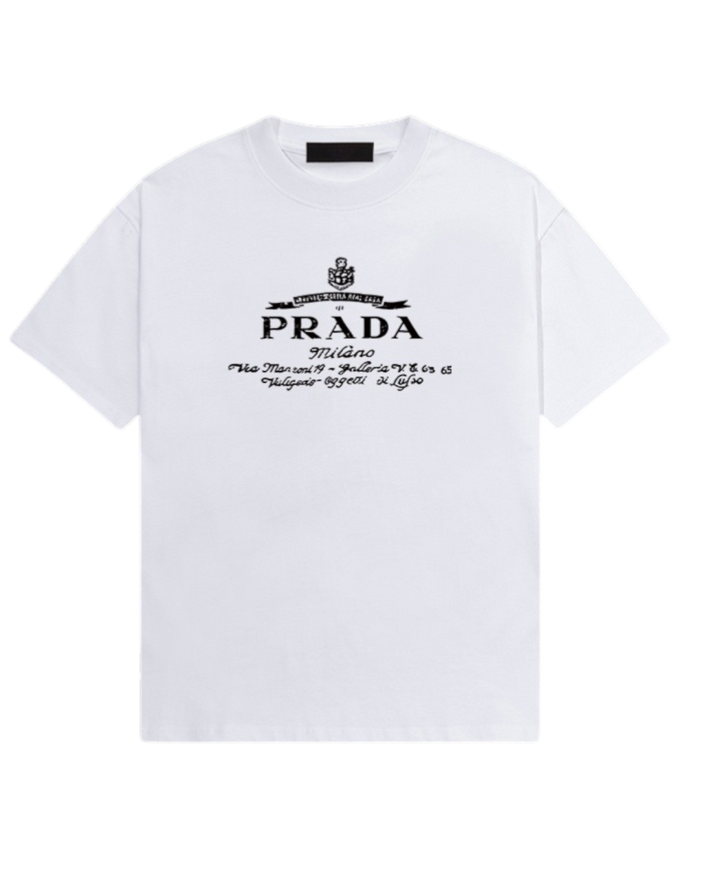 T-shirt blanc Prada