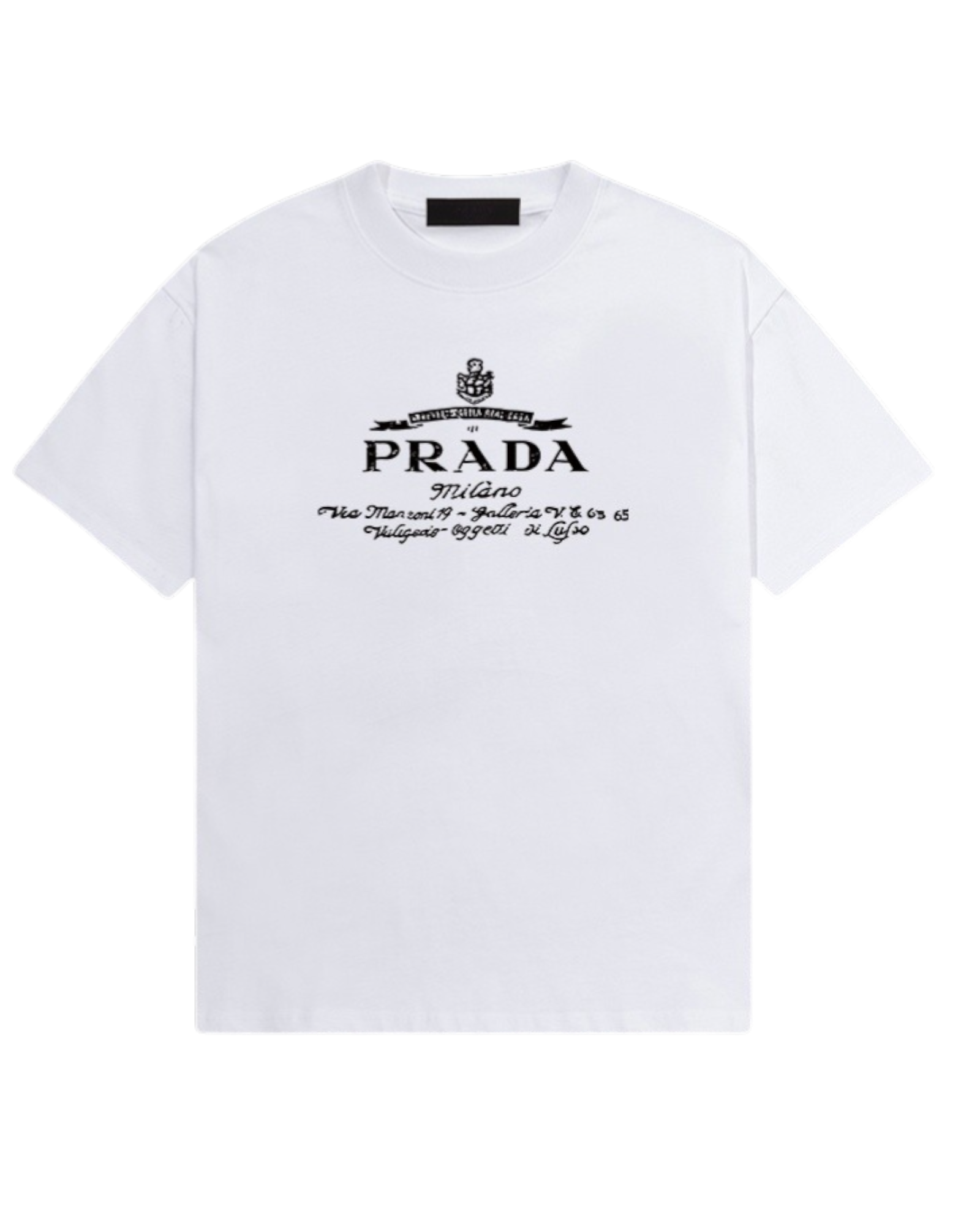 T-shirt blanc Prada