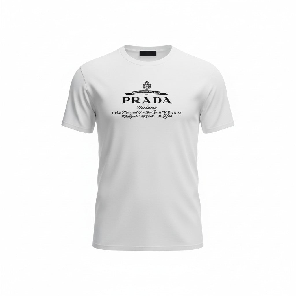 T-shirt blanc Prada