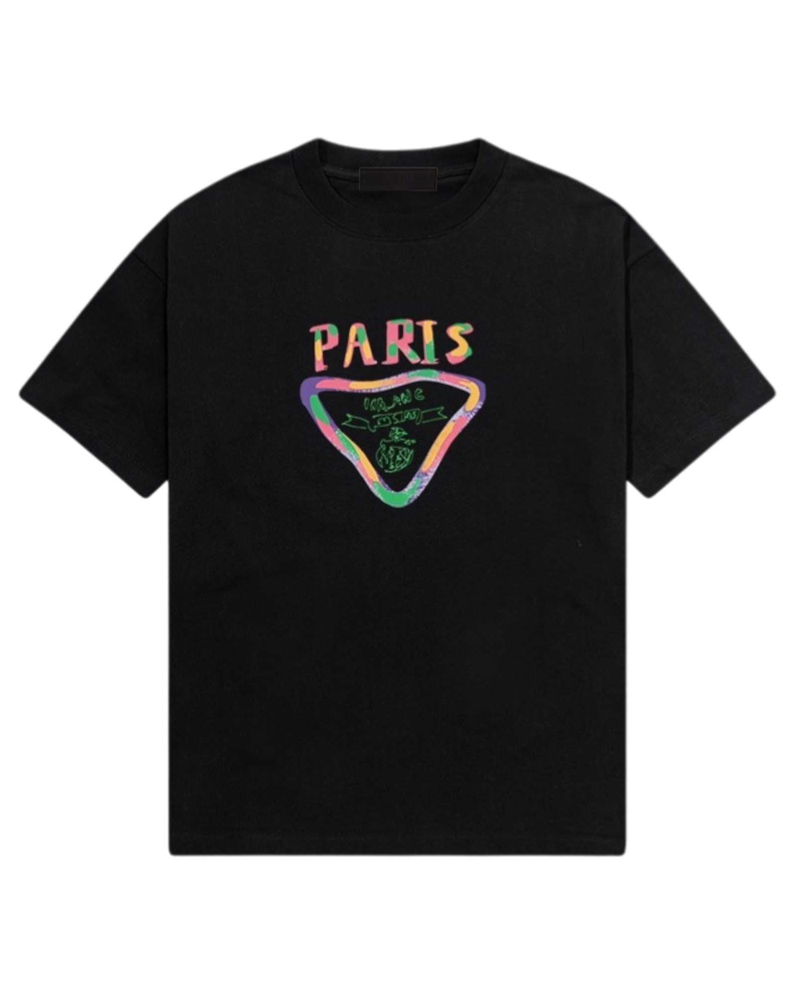 T-shirt noir Prada